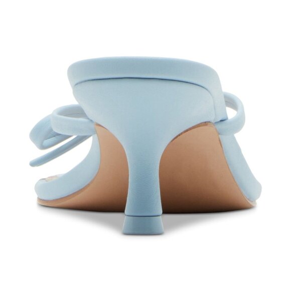 Madden Girl Charlotte Kitten Heel Bow Dress Sandals - Picture 3 of 5